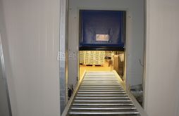 Line of driven conveyors