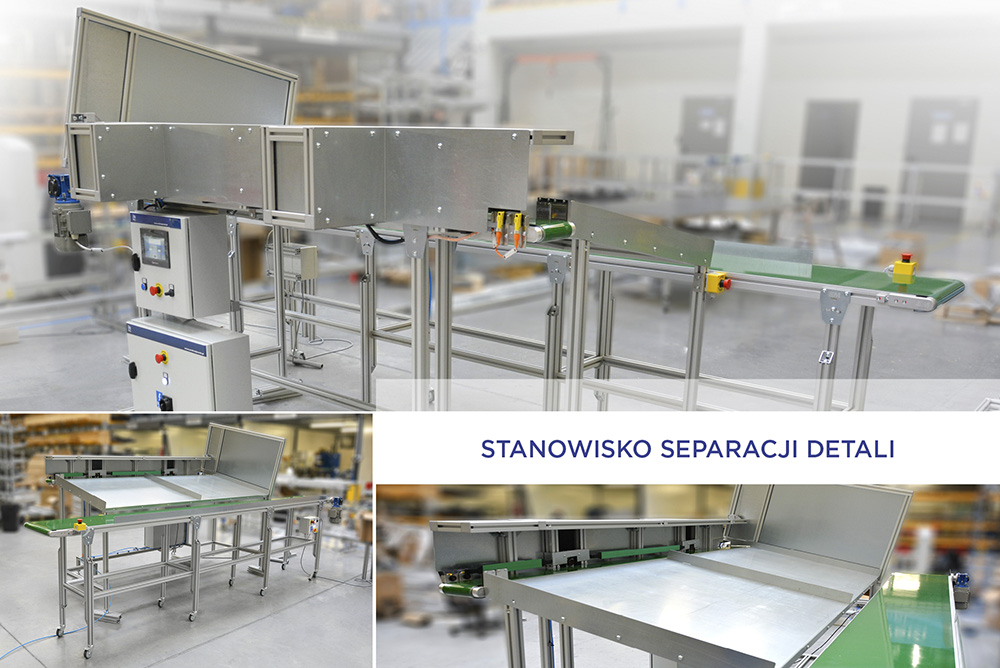 Stanowisko separacji detali 