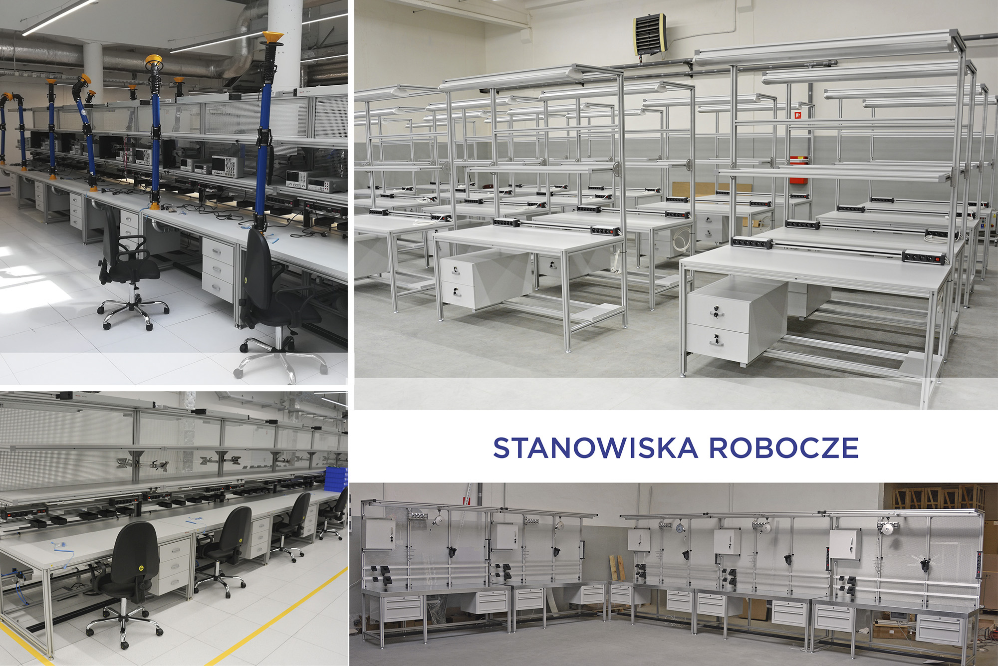 Stanowiska robocze i stoły montażowe